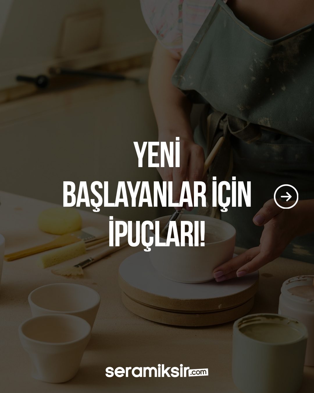 Yeni başlayanlar için Seramiksir sırları, pratik uygulama imkanı sunar