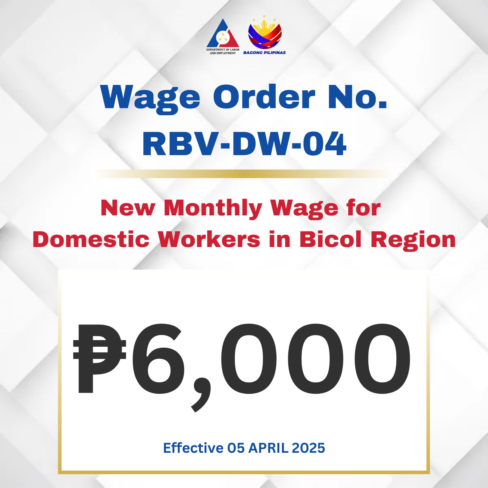 𝐋𝐎𝐎𝐊: Wage... - Department of Labor and Employment - DOLE | Facebook