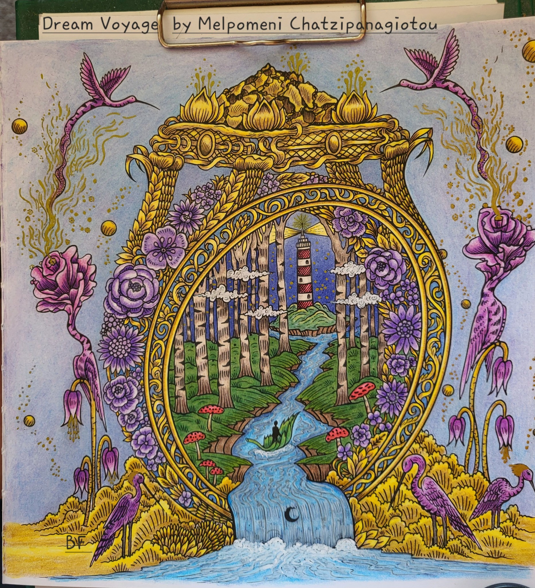 From Dream Voyage by Melpomeni Chatzipanagiotou. I used colored