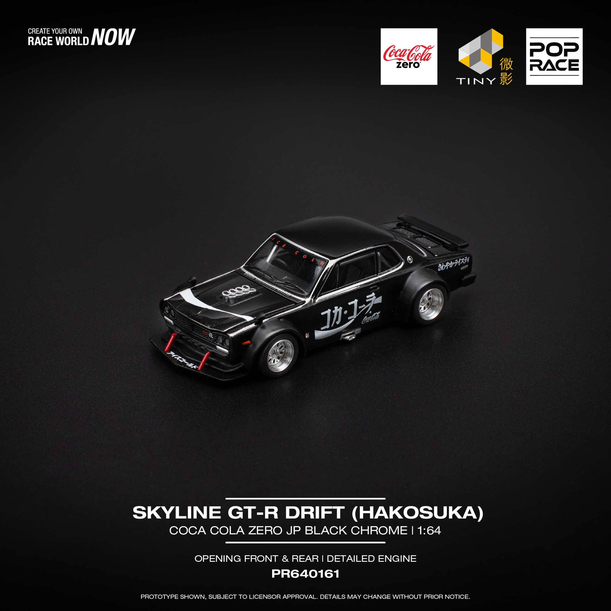 PRE SALE : POP RACE X XCARTOYS 1/64 PANDEM R32 “ ECHO GAO ” 1087X