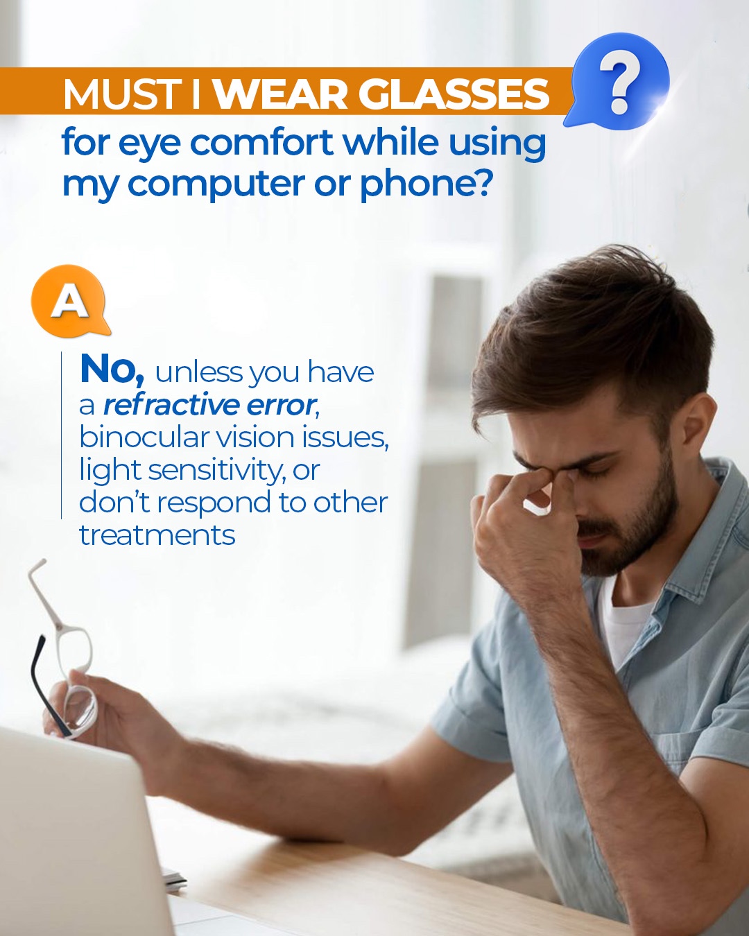 Beirut Eye & ENT Specialist Hospital - Eyeglasses are often recommended ...