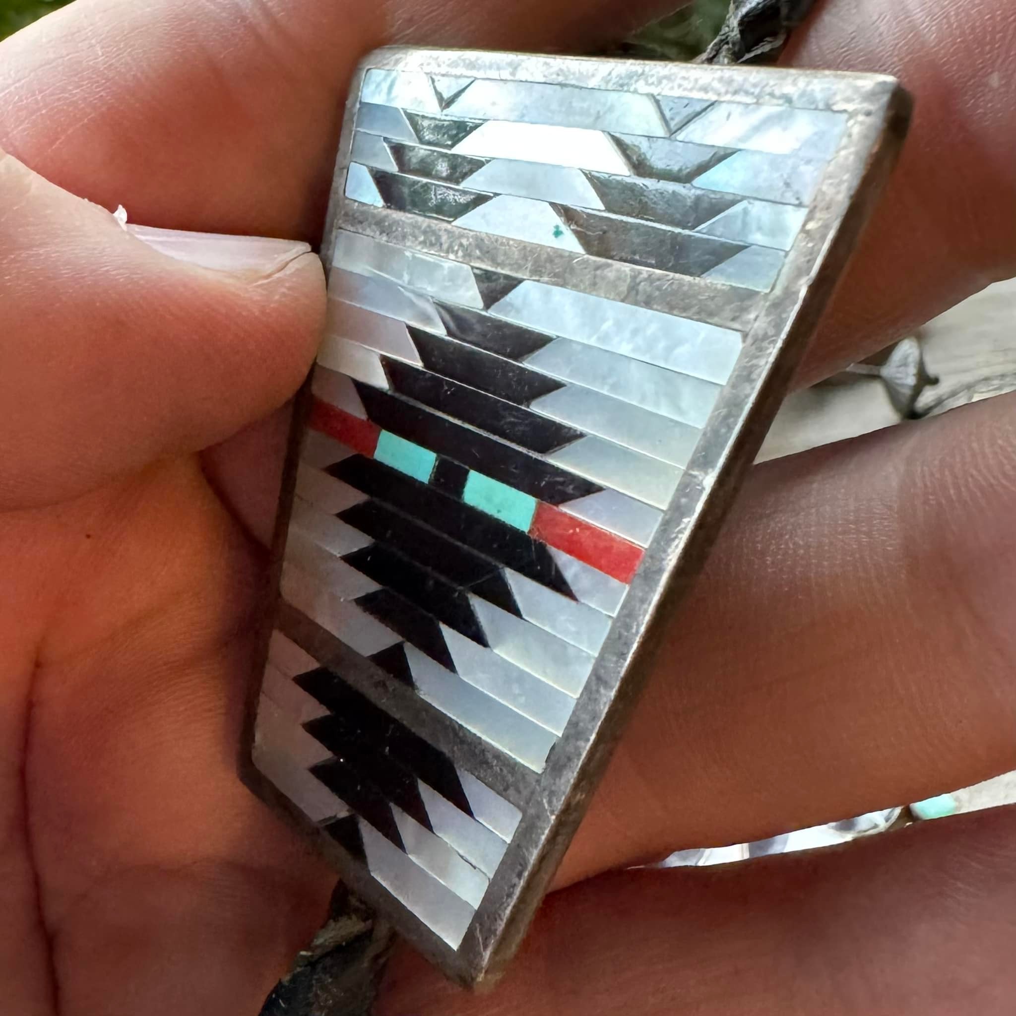 Zuni artist Charlotte Dishta