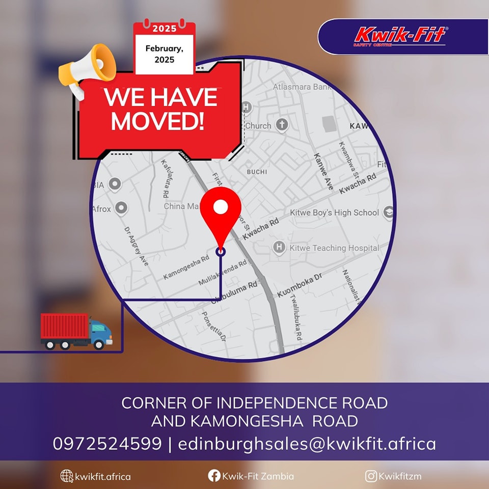 Kwik-Fit Zambia - 🚨 Exciting News, Kitwe! 🚨 Kwik-Fit has MOVED! 🎉 We ...