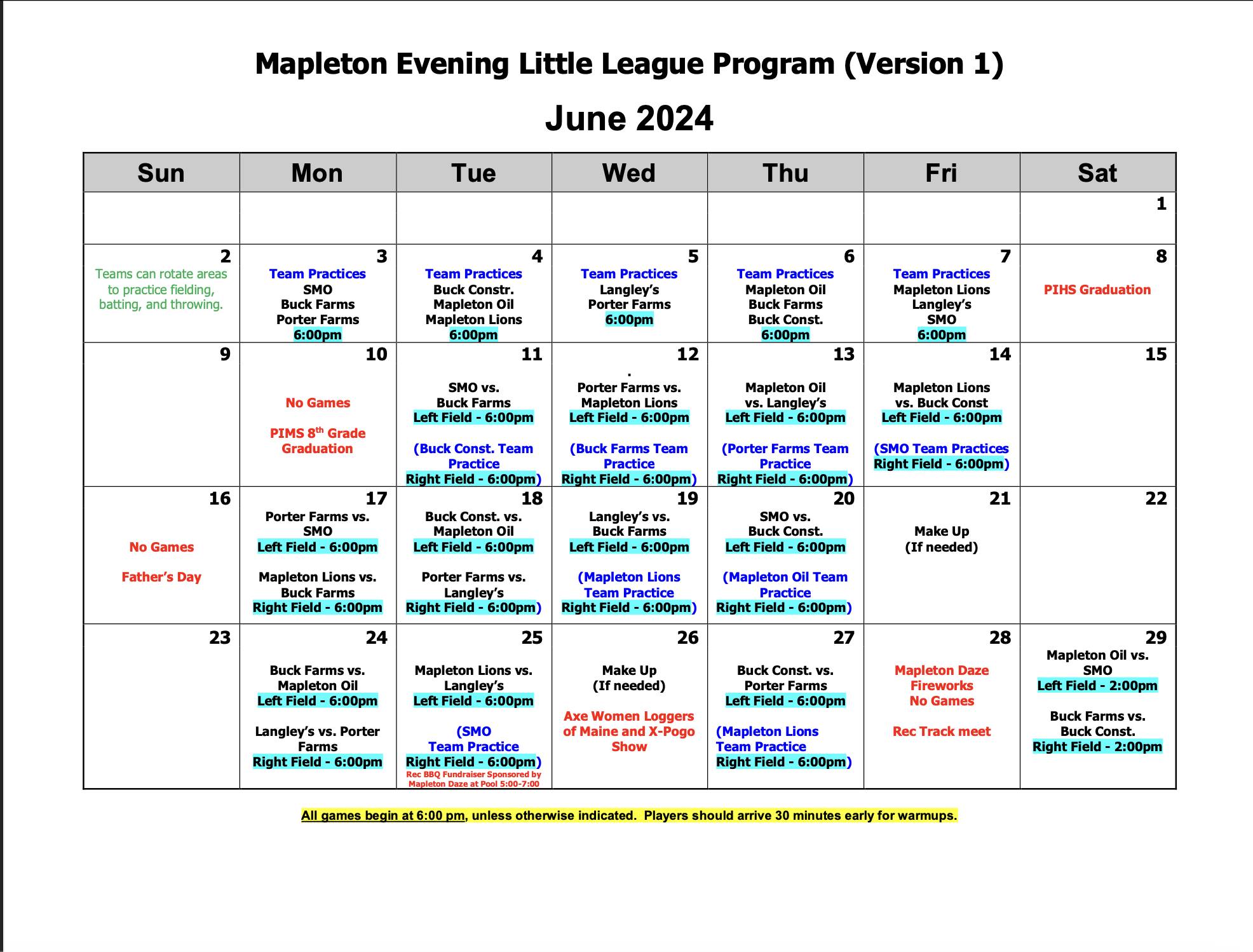 Here it is! Finally! The... - Mapleton Recreation Department | Facebook