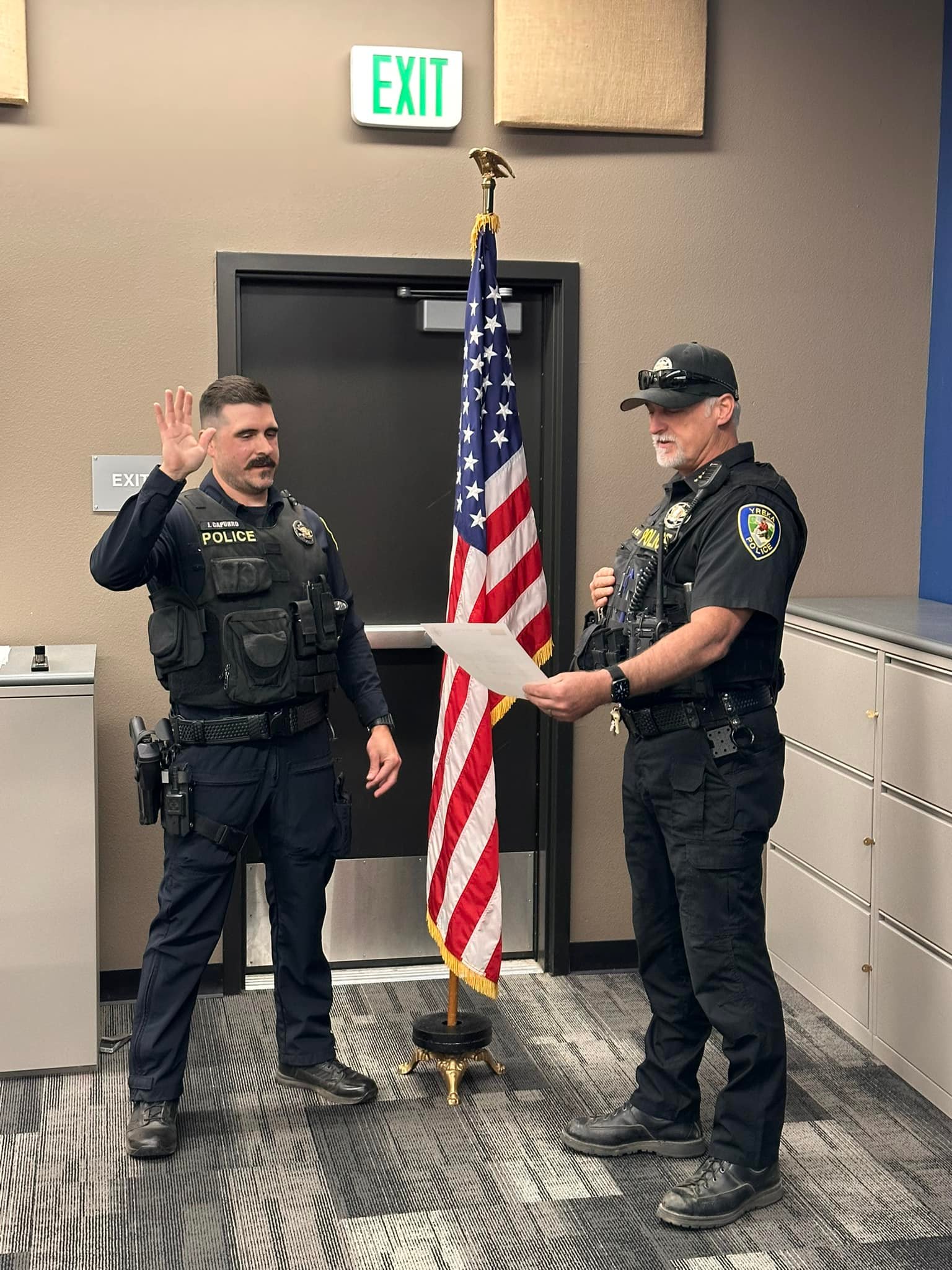 Officer Jeremiah Capurro was... - Yreka Police Department | Facebook