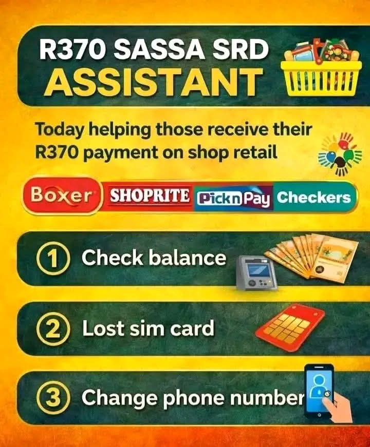 R350-R370 Srd Sassa Lost Sim Card