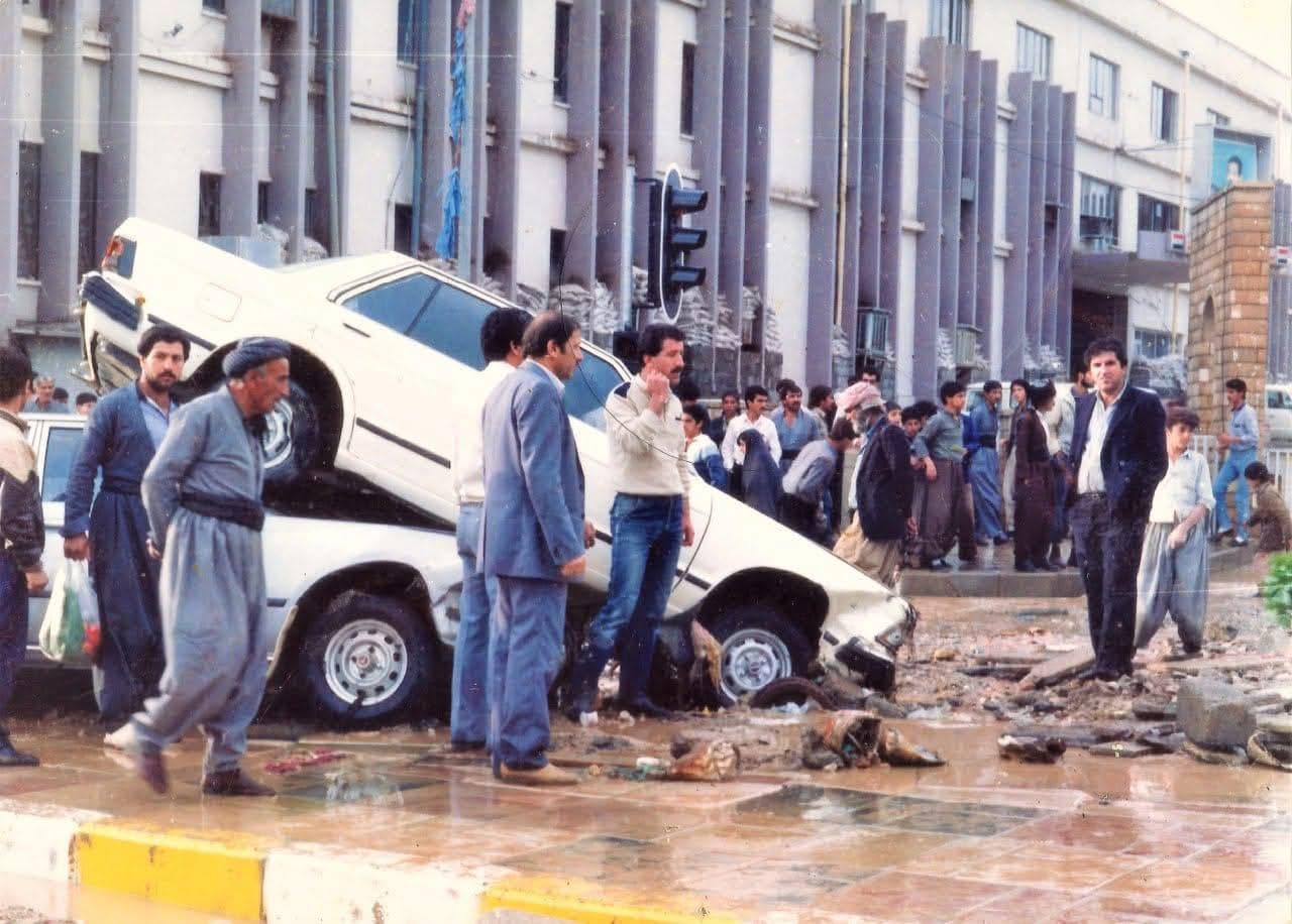 وێنە کۆنەکانی سلێمانی - لافاوى شارى سلێمانى (٥/٥/ ١٩٨٧- ٩ ڕەمەزانى ...