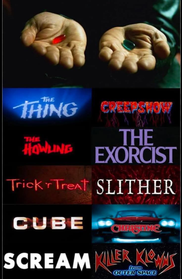 deb klowas Red at a push... THING THE CREEPSHOW ซมต HOWLING THE EXORCIST Trick Treat SLITHER CUBE CHRISTING SCREAM LER from OUTER SCREAMKILERKOS OUTERSPACE SPACE Size:Pack of 15 Tablets