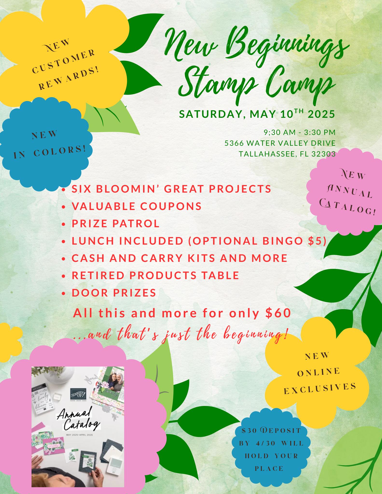 Stamping - Take a look! We have a Fabulous Stamp Camp planned for you ...