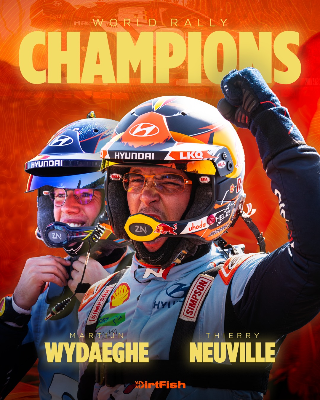 DirtFish - THIERRY NEUVILLE AND MARTIJN WYDAEGHE ARE WORLD RALLY