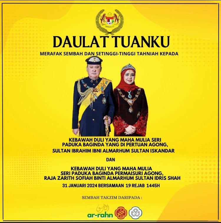 Ar-Rahn PKB - DAULAT TUANKU Merafak sembah dengan ucapan... | Facebook