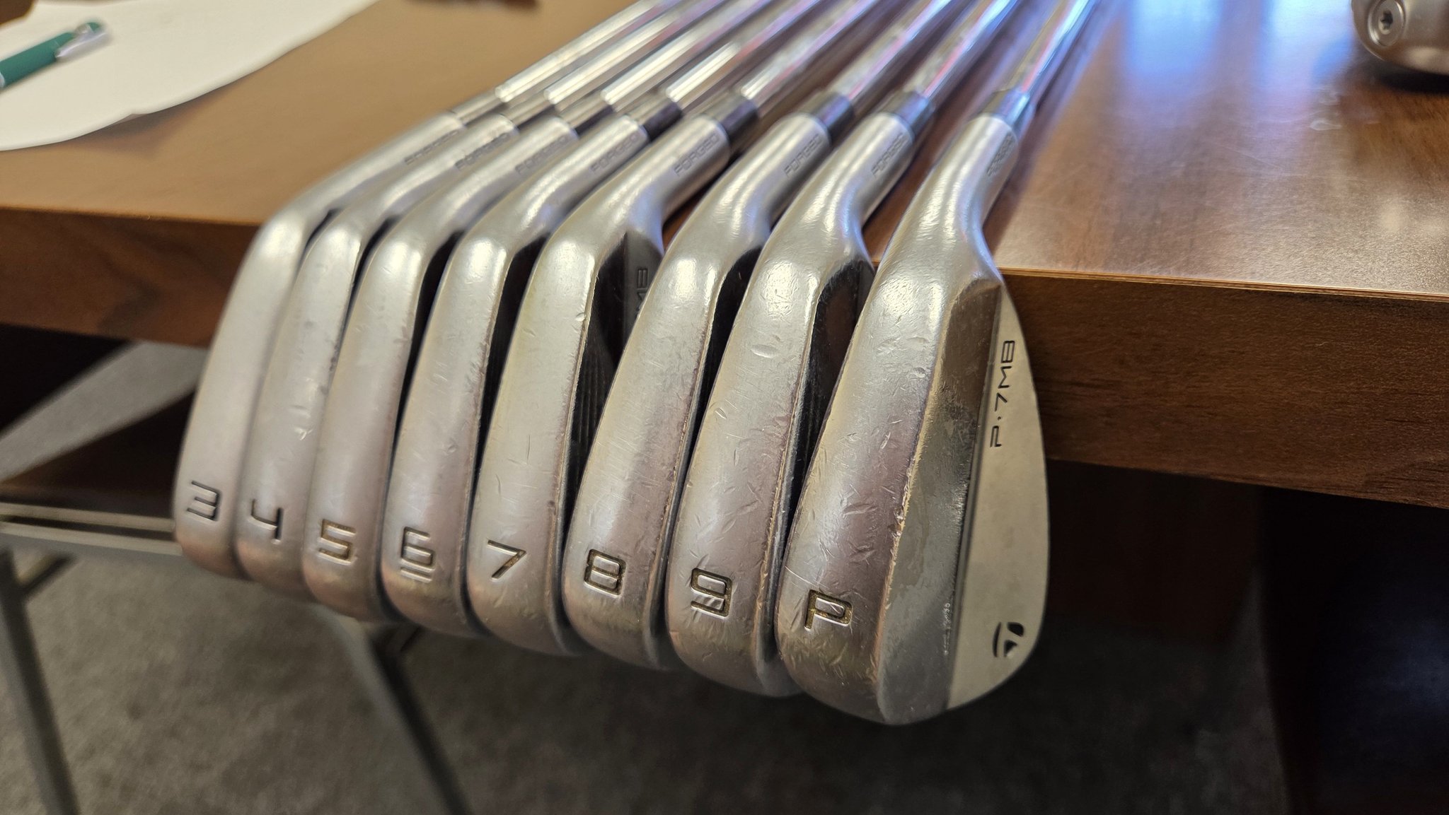 Just in! Taylormade forged P7MB irons X100 tour issue Dynamic 