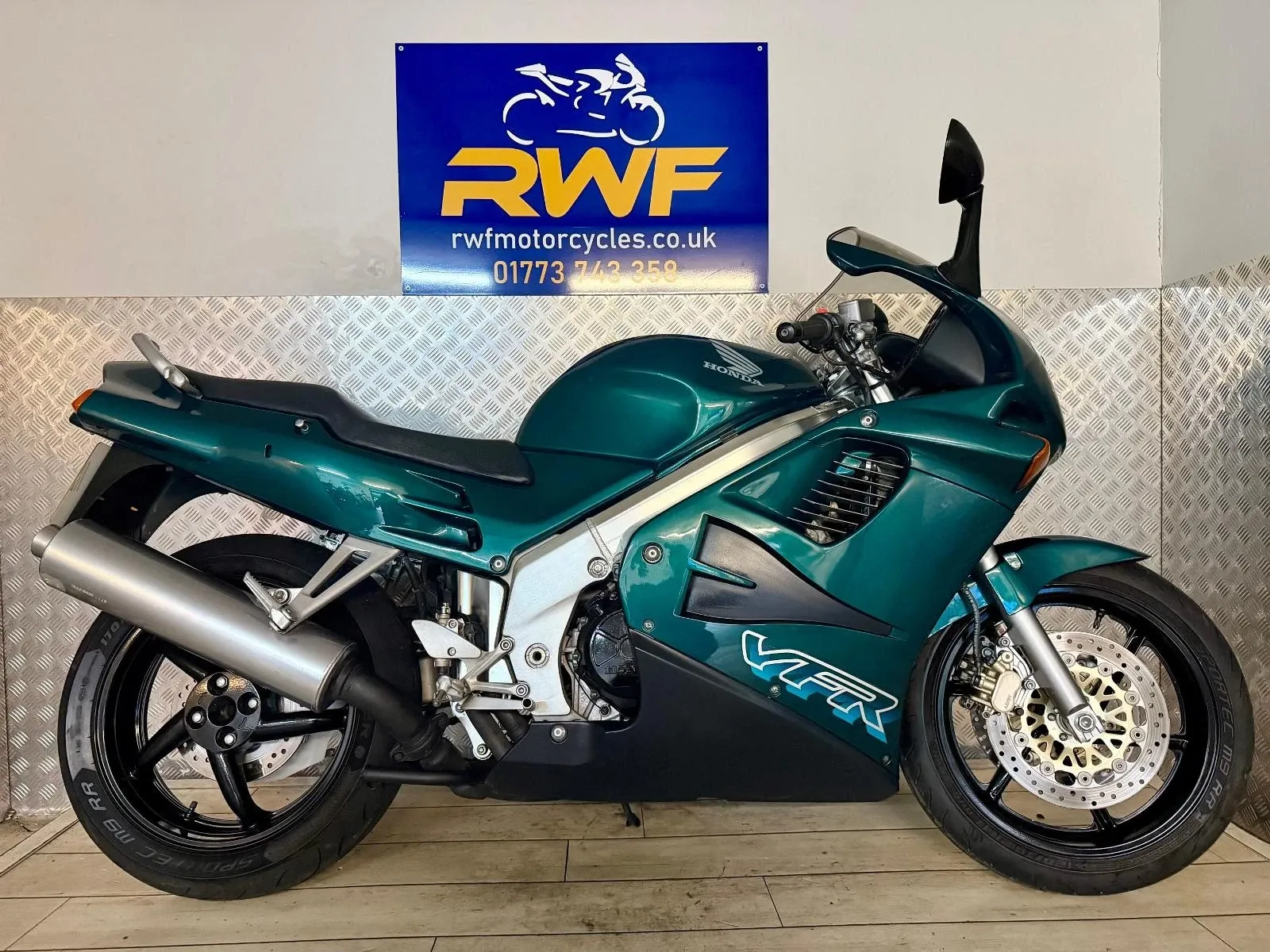 Check out this amazing 1997 Honda VFR 750 F with just 3,543 miles 