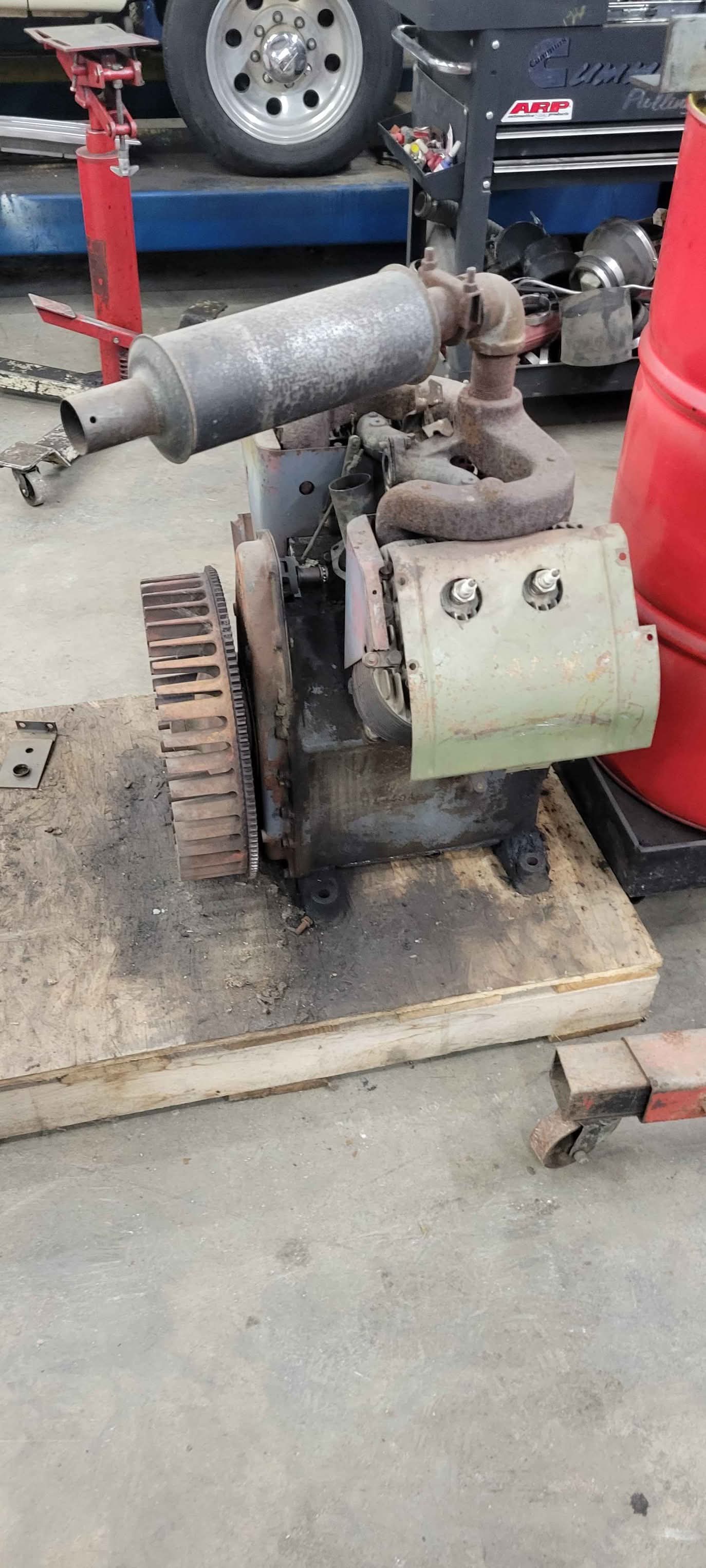 Wisconsin vh4d vg4d engine 4 cylinder bobcat brush chipper stump ...