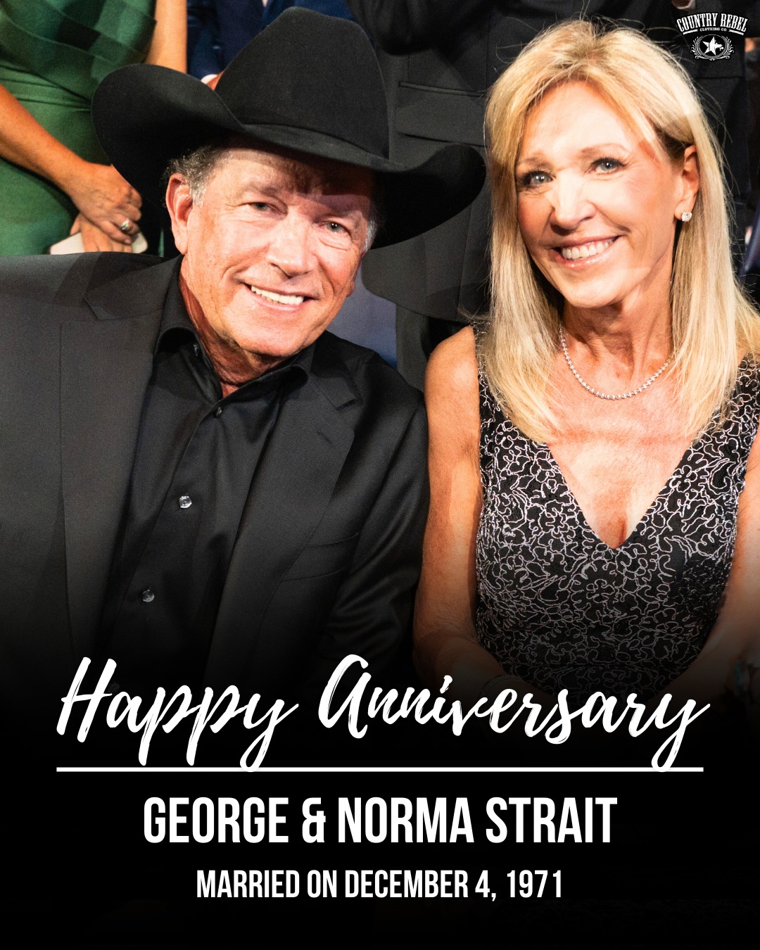 Country - George Strait and his beautiful wife, Norma, are celebrating ...