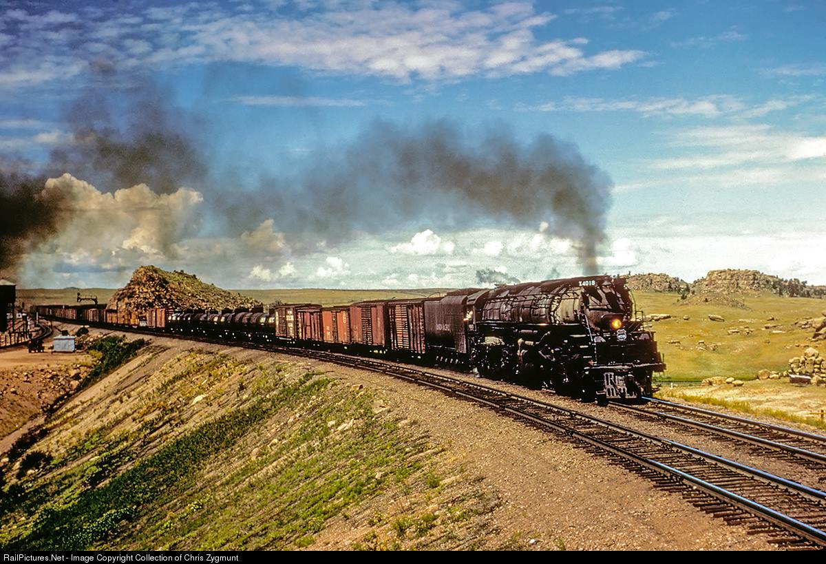 The Steam Channel - Big Boy 4018 begins its decent downhill towards ...