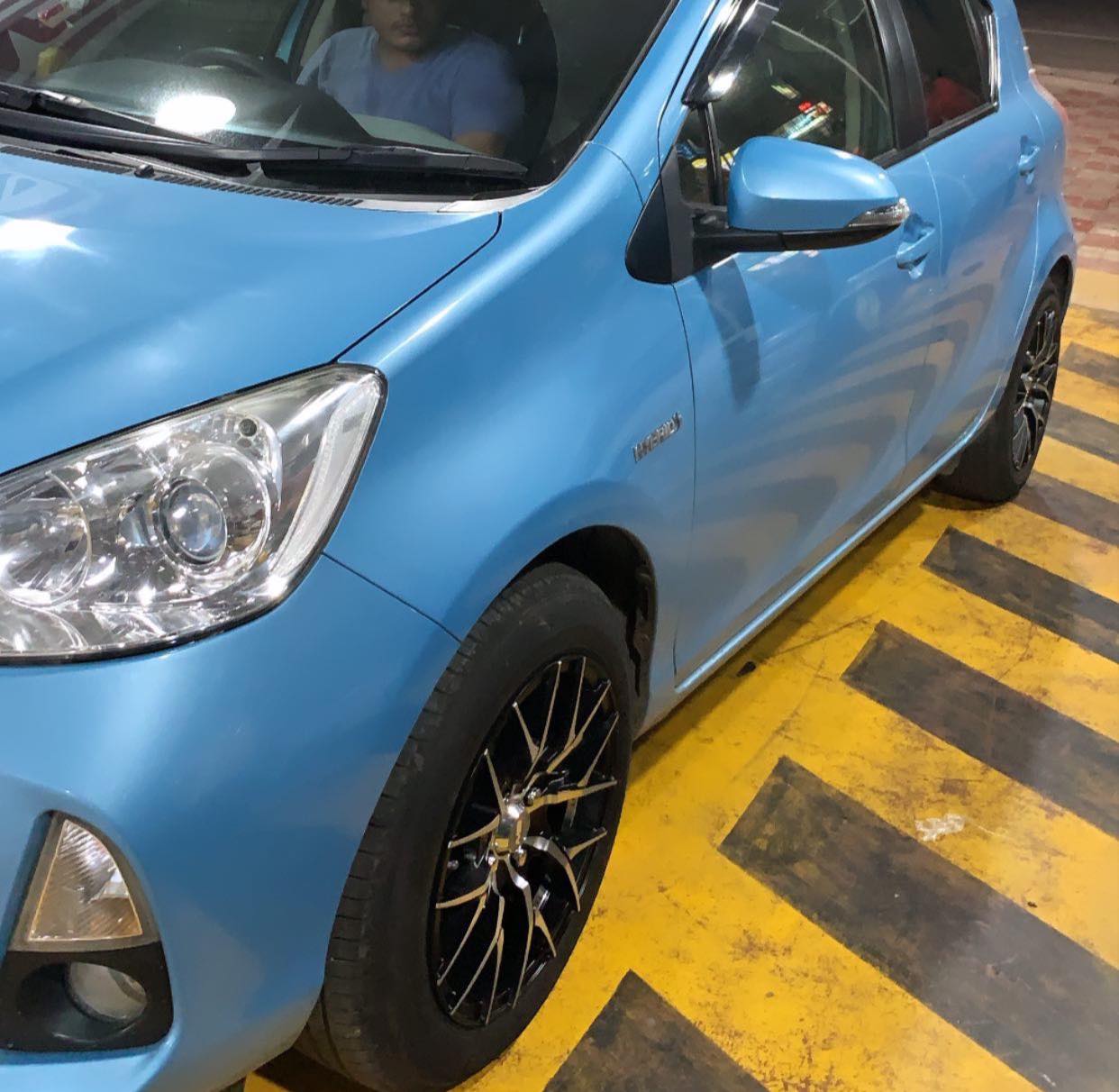 Custom Wheels - Toyota Aqua fitted with 15” Alloywheels... | Facebook