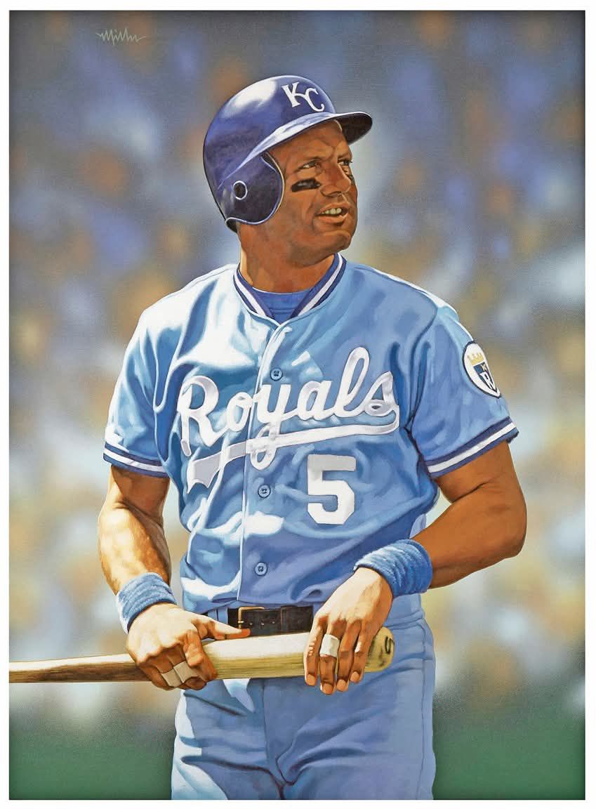 Pièce Commémorative Rare De George Brett 1980 - Kansas City Royals, En étain, Collection Baseball