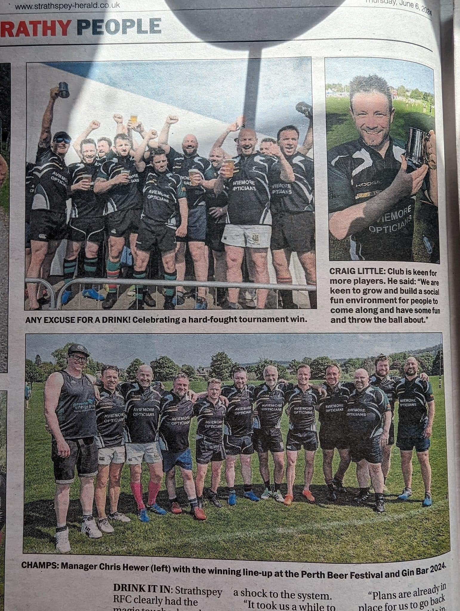 Strathspey - Did anyone spot us in the The Strathy this week? 👀 | Facebook