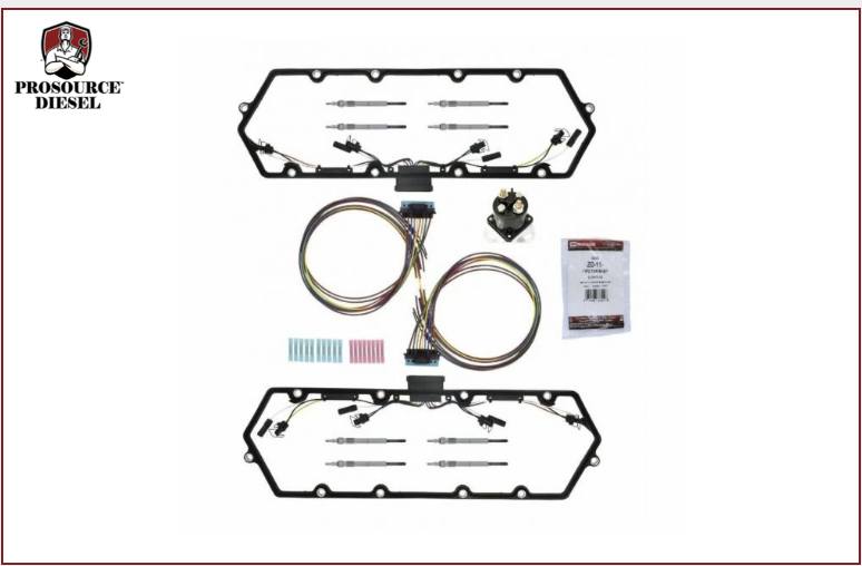 Complete 7.3L Powerstroke Glow Plug & Valve Cover Gasket Kit – Fits 98-03 Ford F-Series, E-Series & Excursion