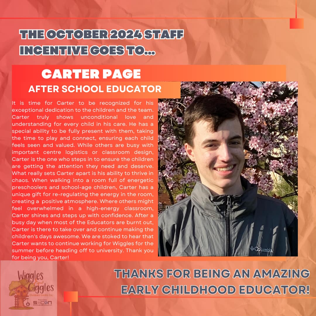 Whitewood - Congratulations to Carter Page for receiving the October ...