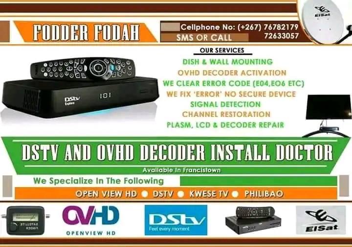 Ovhd&Dstv Decoder Install Doctor