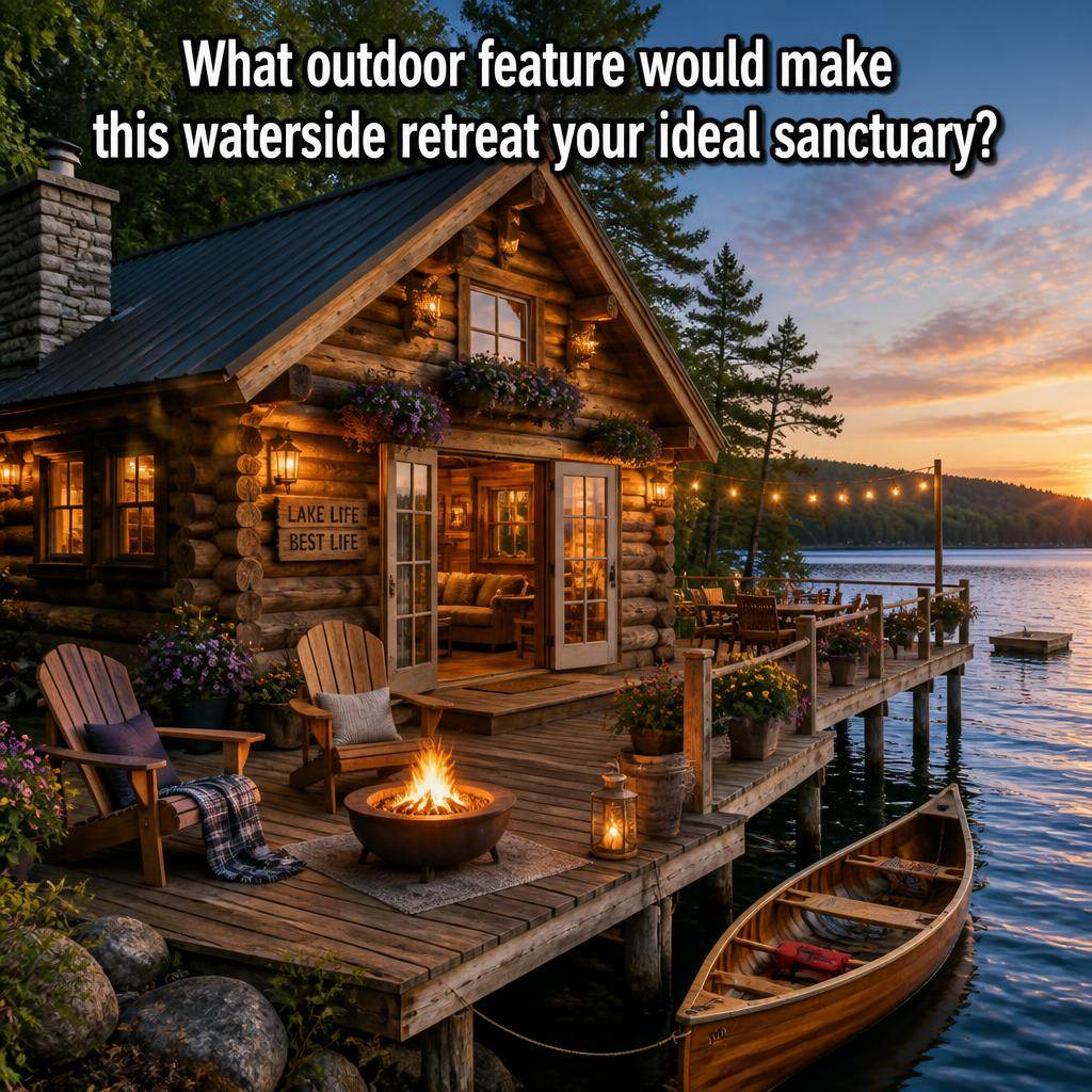 Golden hour glow and peaceful seclusion - could you call this