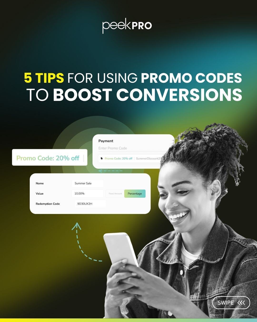 Peek Pro - 🚀 Boost Your Conversions with Promo Codes🚀... | Facebook