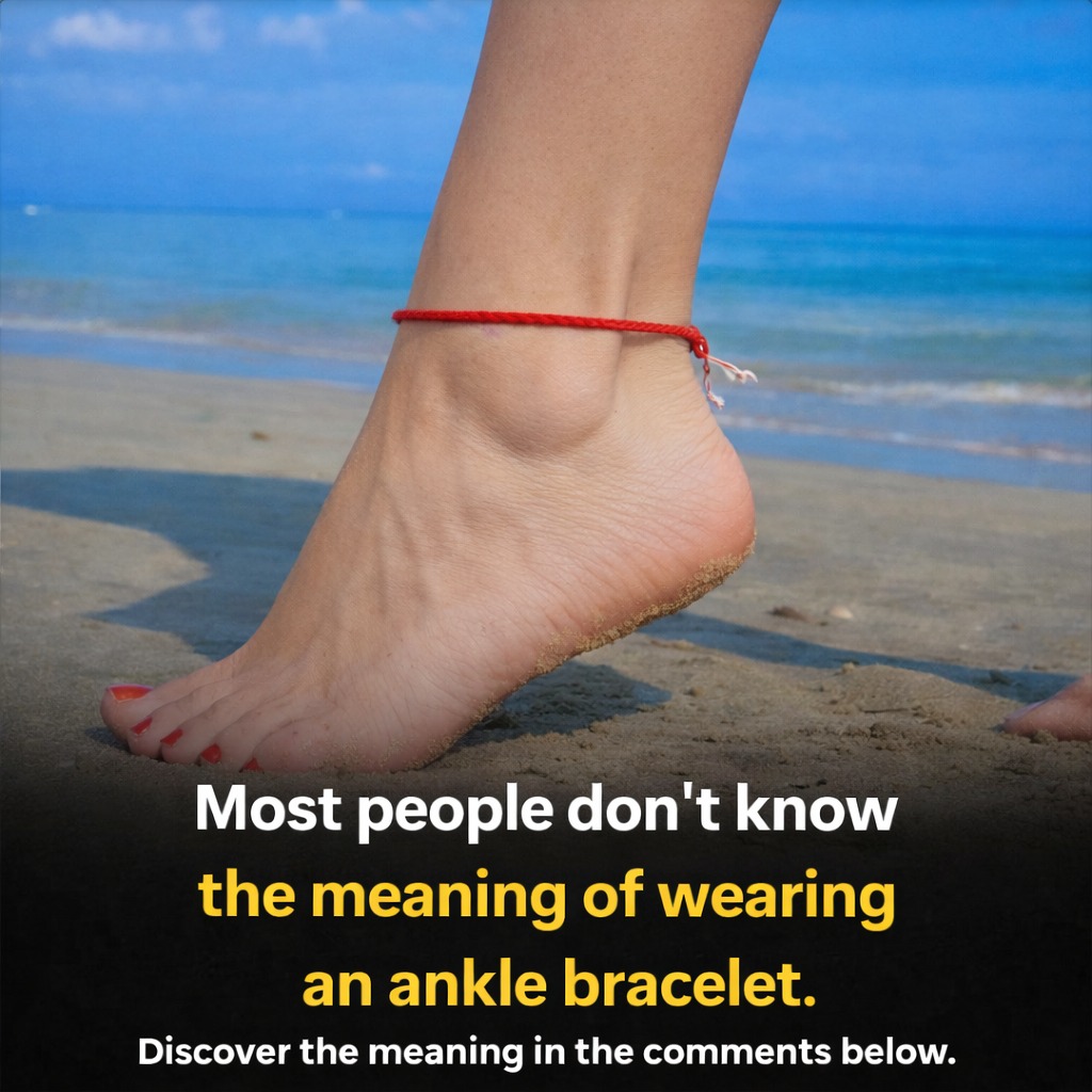 Thinking - Most people don't know the true meaning of ankle bracelets 😨 ...