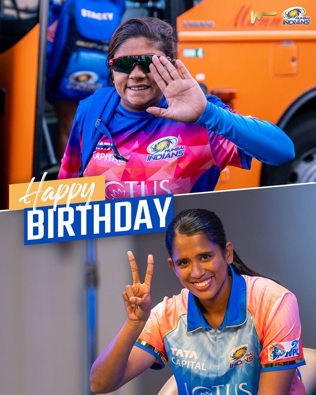 Mumbai Indians - Double trouble bhi, double birthday bhi...