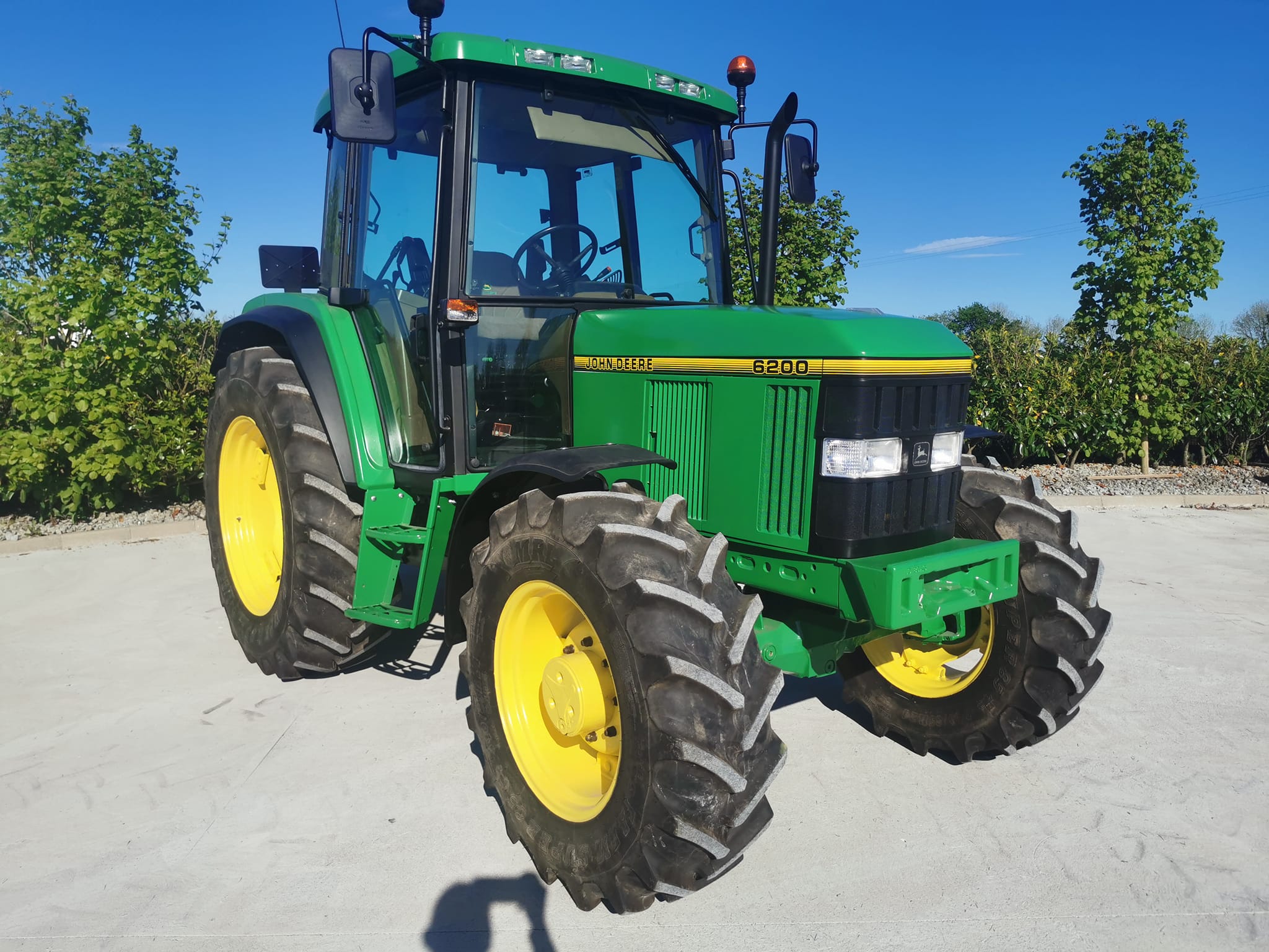 JD 6200 first day out in the sunshine after being restored to her 