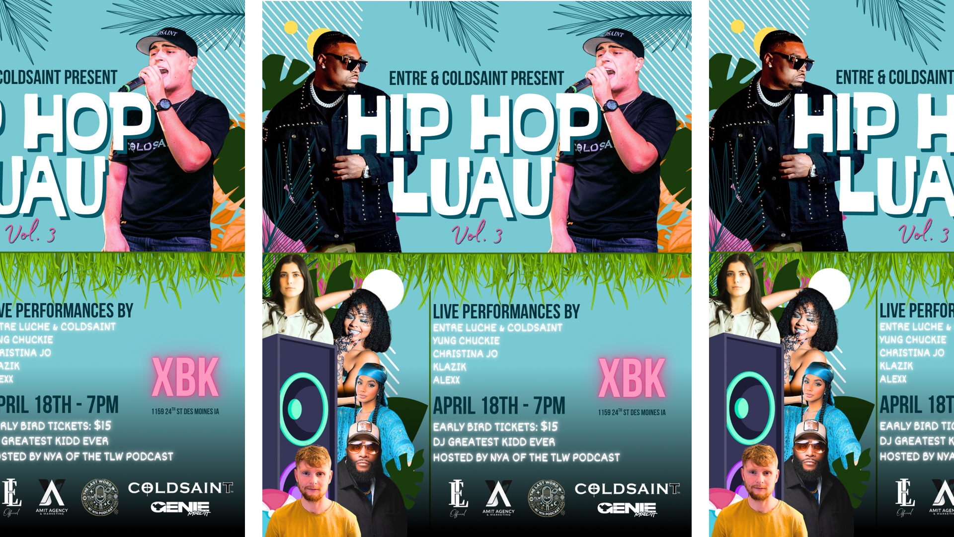 Entre Luche & Coldsaint Present: Hip Hop Luau (Vol. 3)