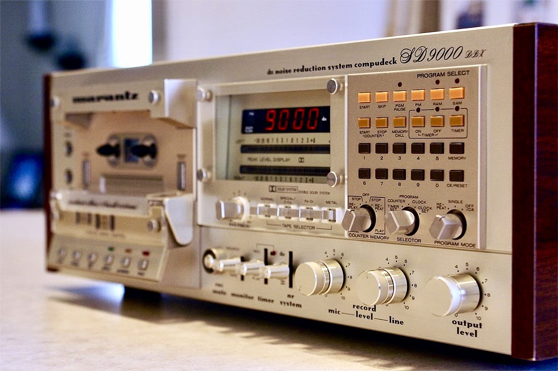 Marantz compudeck sd-9000d.. 1980. mic 냉지장으 2 speed