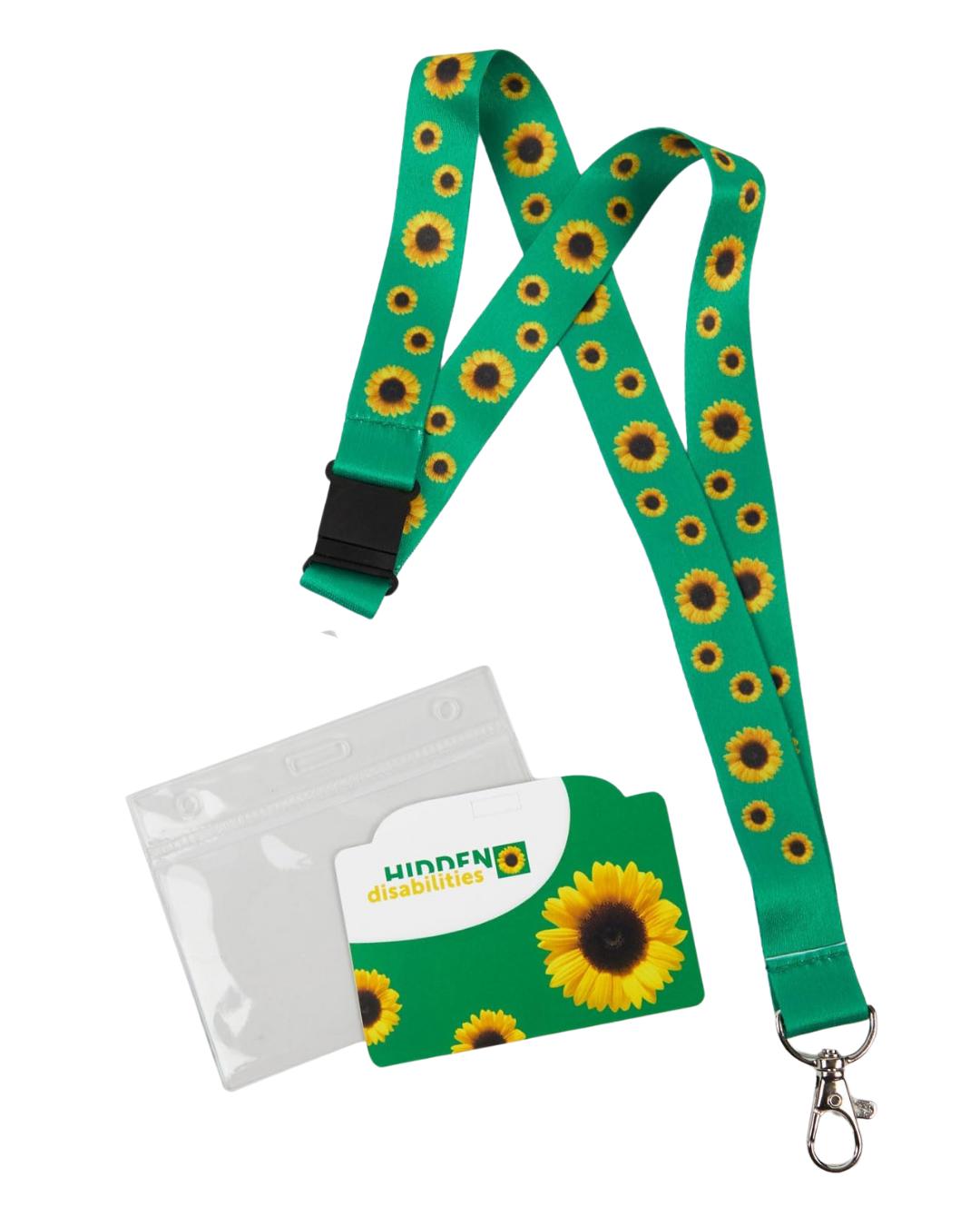 Hearing Aid Joke Gift Sunflower Pin Hidden Disability Please Be Patient ...