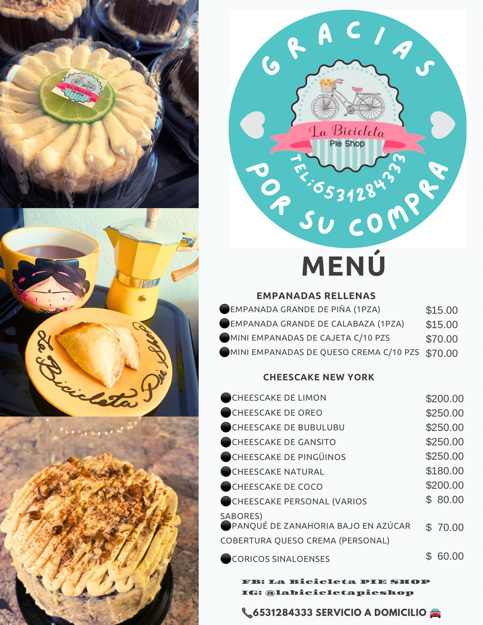 La Bicicleta postres y café | San Luis Río Colorado