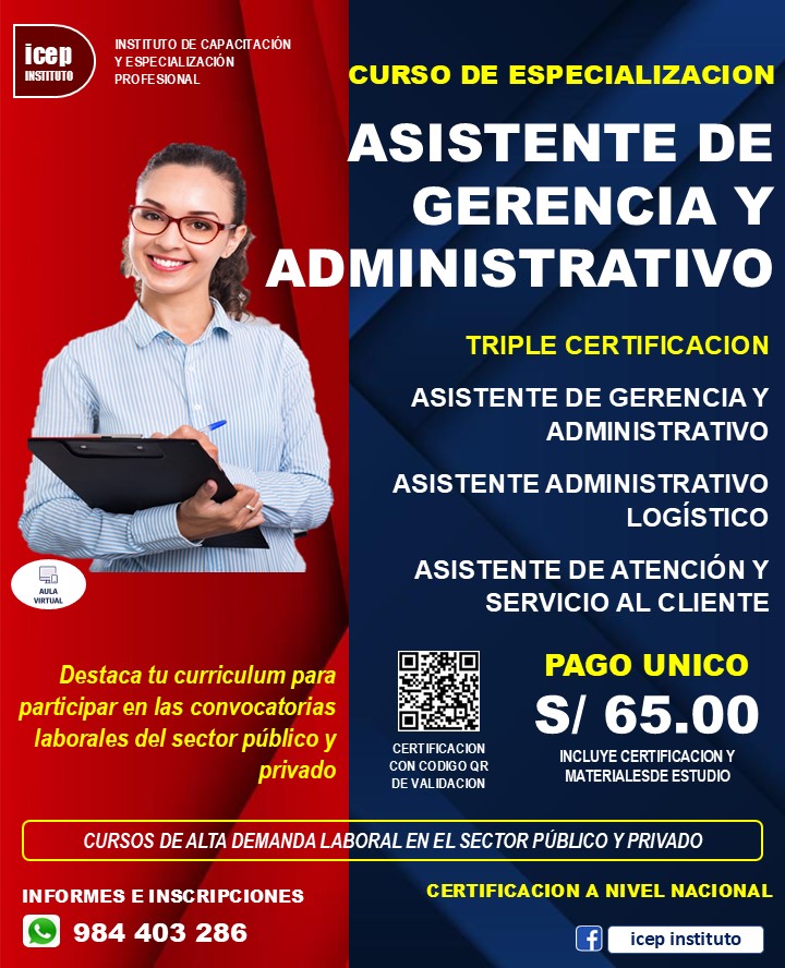 CURSO DE ESPECIALIZACION... - ICEP Instituto Interamericano