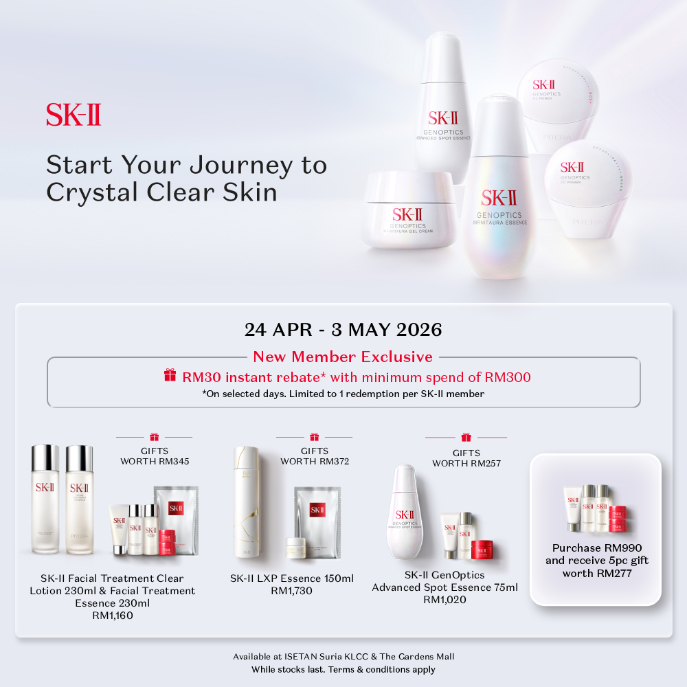 Start Your Journey to Crystal Clear Skin with SK-II 🤍✨ Enjoy