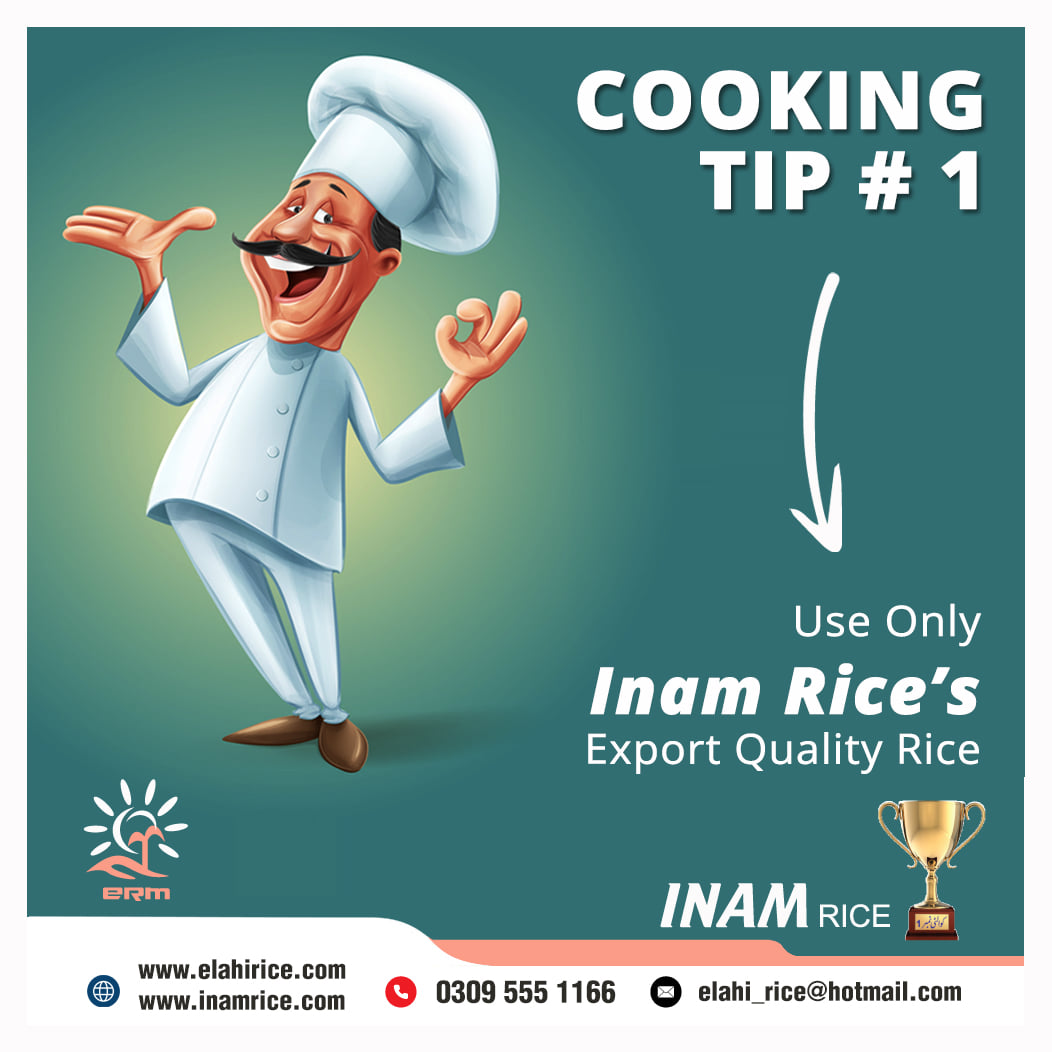 INAM Edibles - Rice Cooking Tip #1 Use only #INAMRice #export #quality ...
