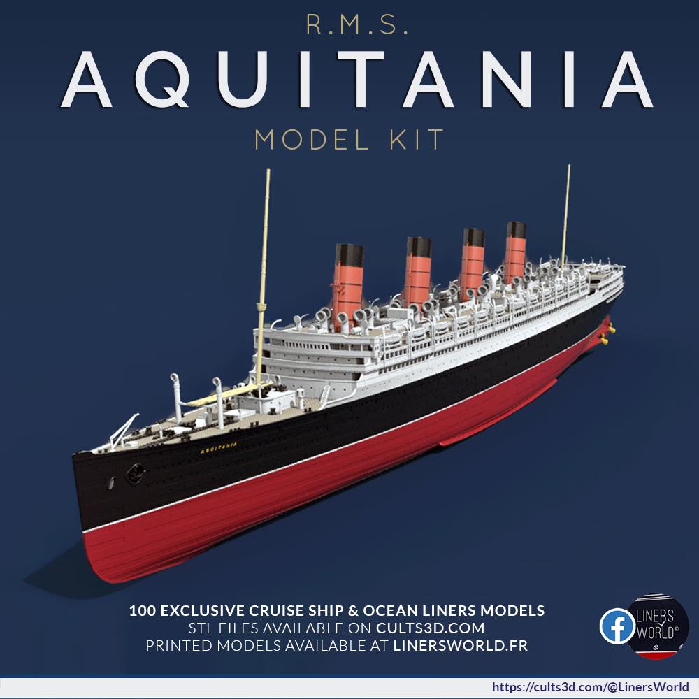 Liners World - 3d printable ocean liners and cruise ships | Paris