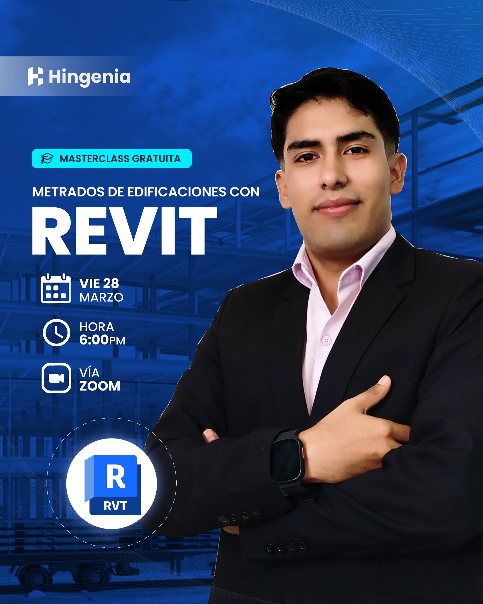 Hingenia - ⏰ ES HOY – METRADOS EN EDIFICACIONES CON REVIT ⚠ Guarda el ...