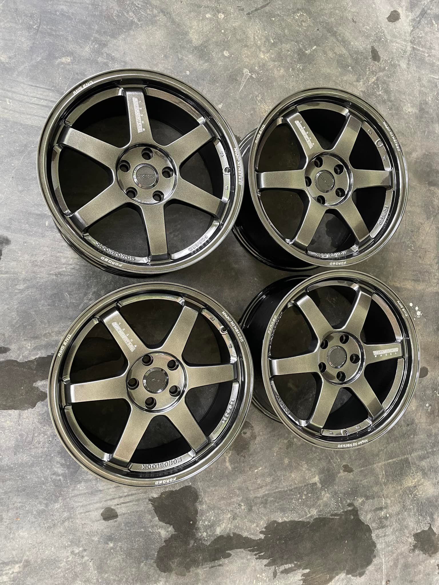 VOLK RACING TE37 ULTRA M-SPEC 18 INCH WHEELS SET AVAILABLE FOR 
