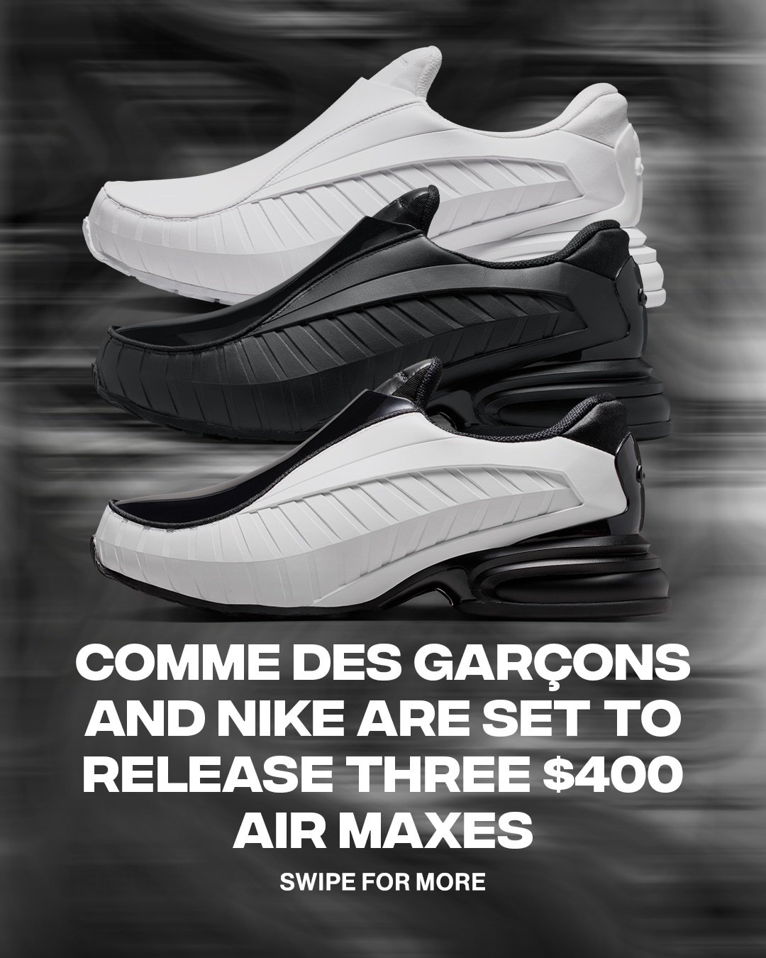 Comme des Garçons is reviving the Air Max Dolce in three colorways