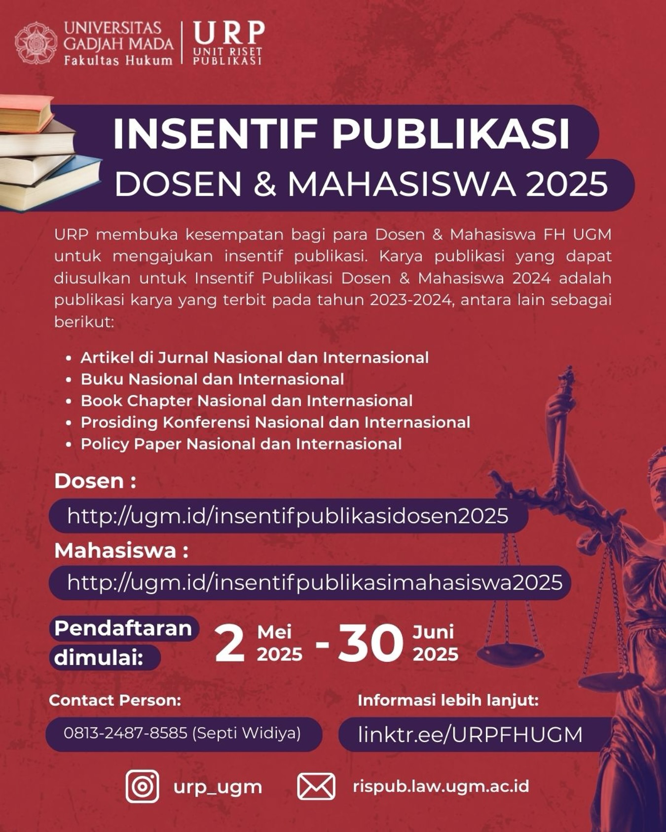 PROGRAM INSENTIF PUBLIKASI DOSEN & MAHASISWA 2025] Unit Riset ...