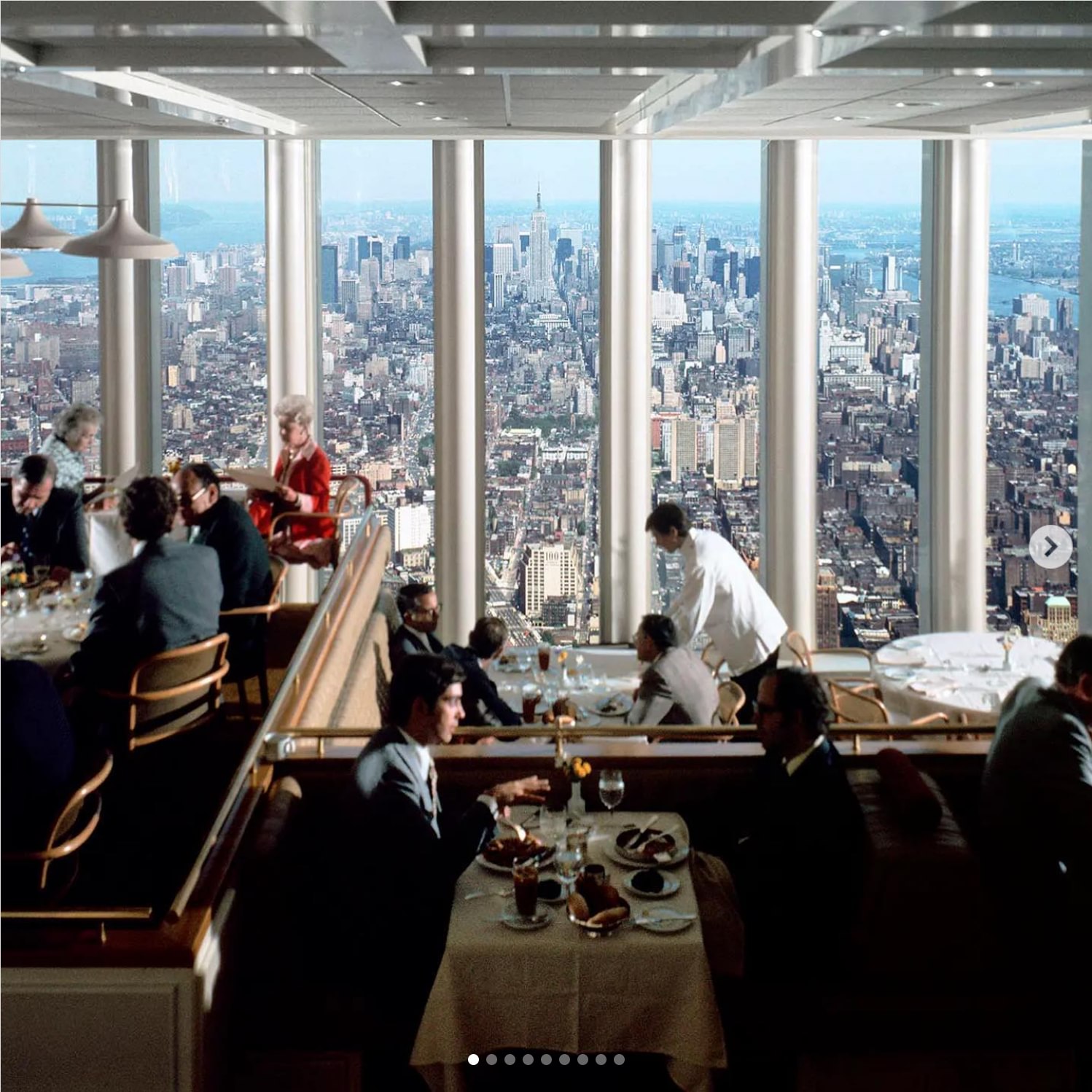 Historic - Windows on the World opened in 1976 on the 107th floor of ...