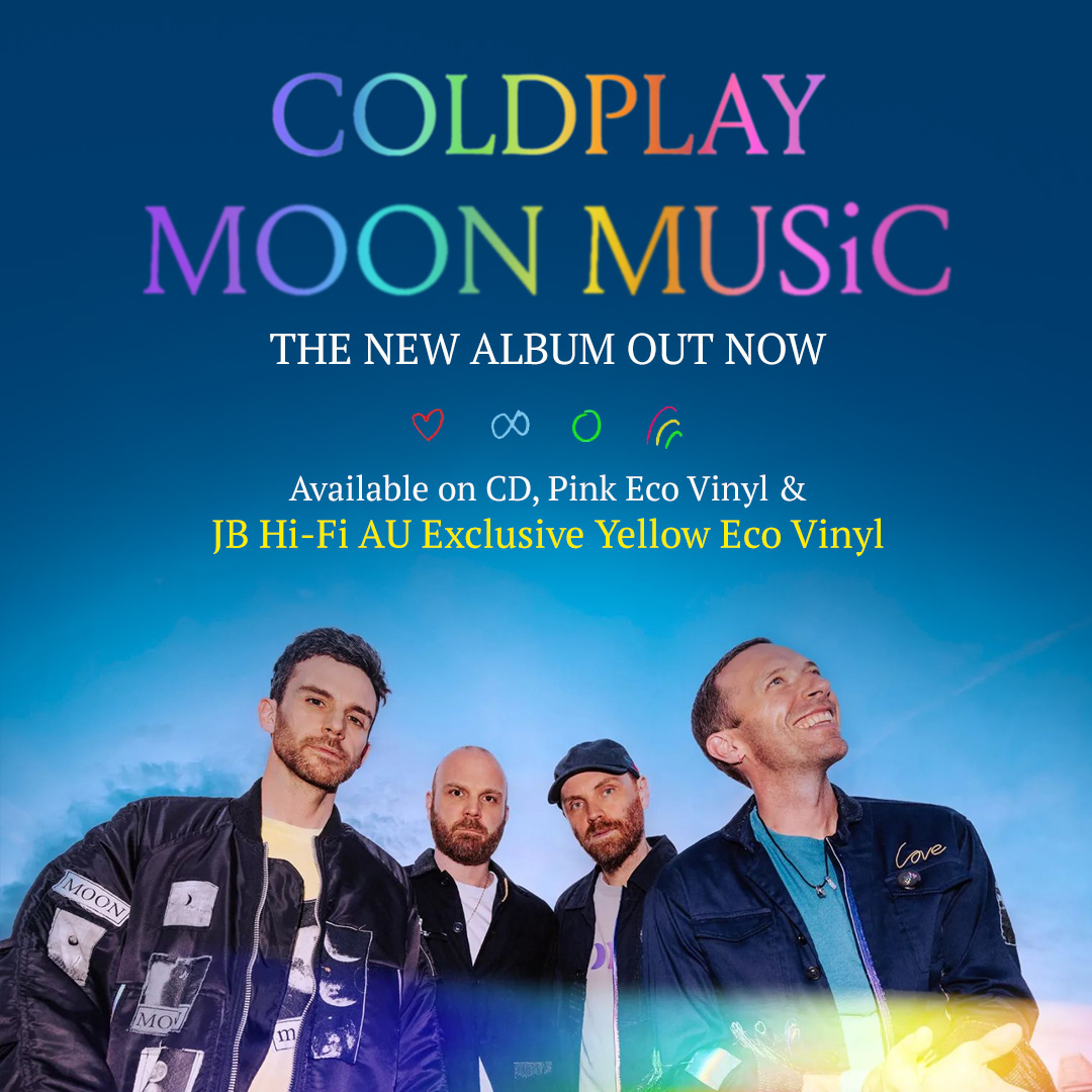 Coldplay's Moon Music zoetrope picture disc is exclusively
