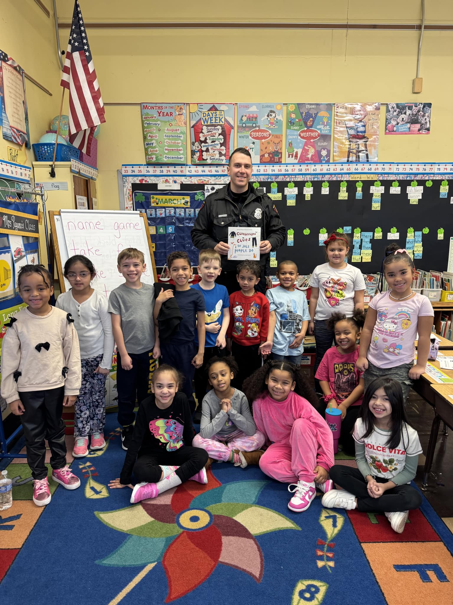 Woodbridge - Officer Handville stopped by School 4&5 to encourage and ...