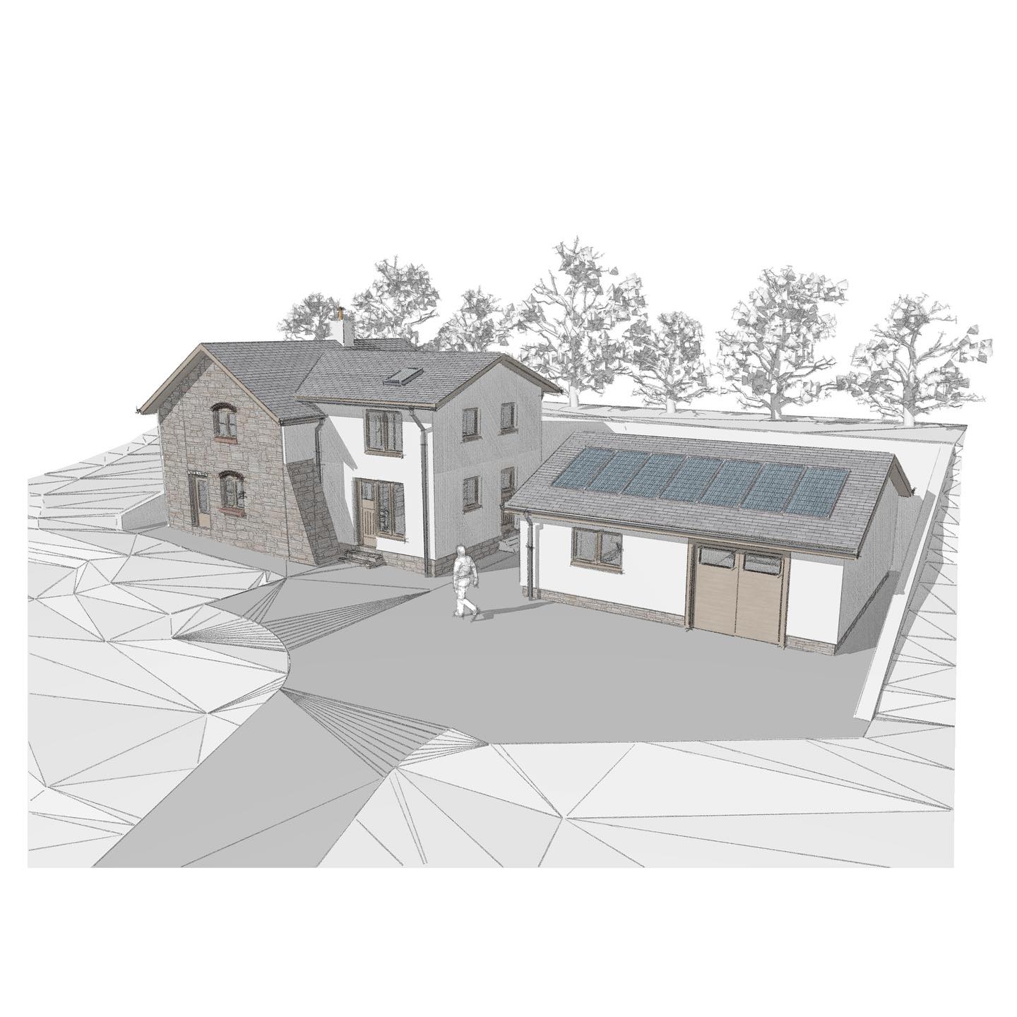 Wellspring - Renovation, extension and detached garage for a tiny stone ...