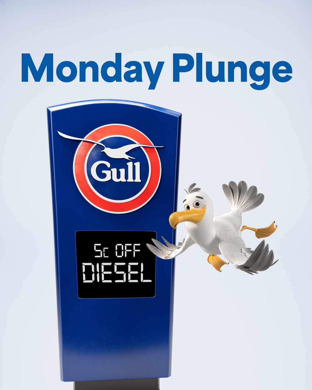 Gull - Best thing about Mondays? No queues at the petrol station and 5c ...