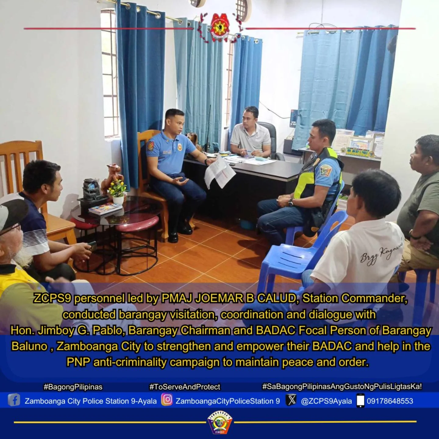 Zamboanga - Zamboanga City Police Station 9 personnel led by PMAJ ...