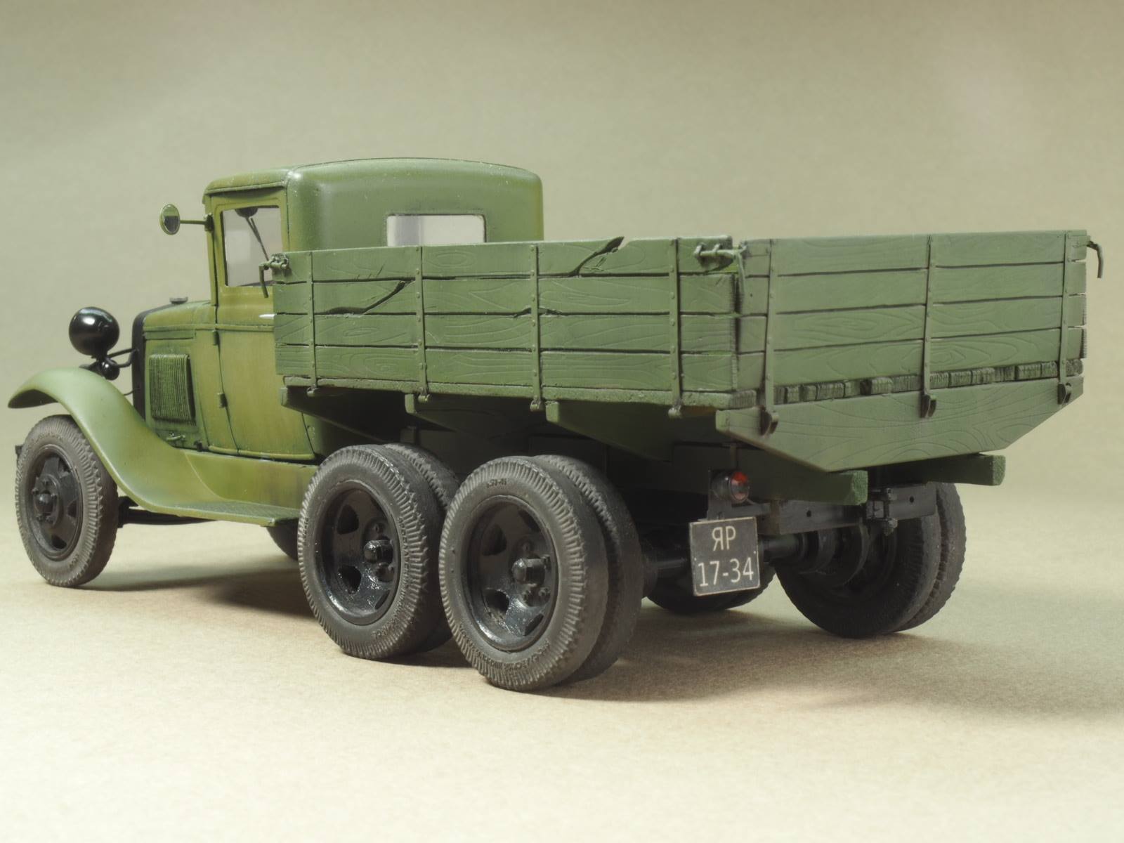 Beautiful Gaz-AAA kit in 1/35 scale made by Pavel aka sinner-2